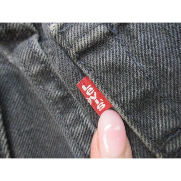 Levi's 550 Jeans Mens 31x32 Black Relaxed Fit Tapered Straight USA Distressed - Picture 11 of 12